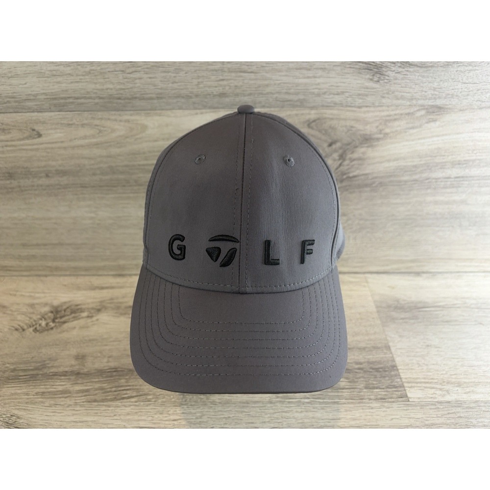 Taylormade Golf SnapBack Cap Hat Adjustable Mens Embroidered Gray